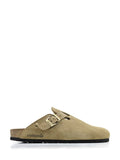 Maria Suede Sandals Beige