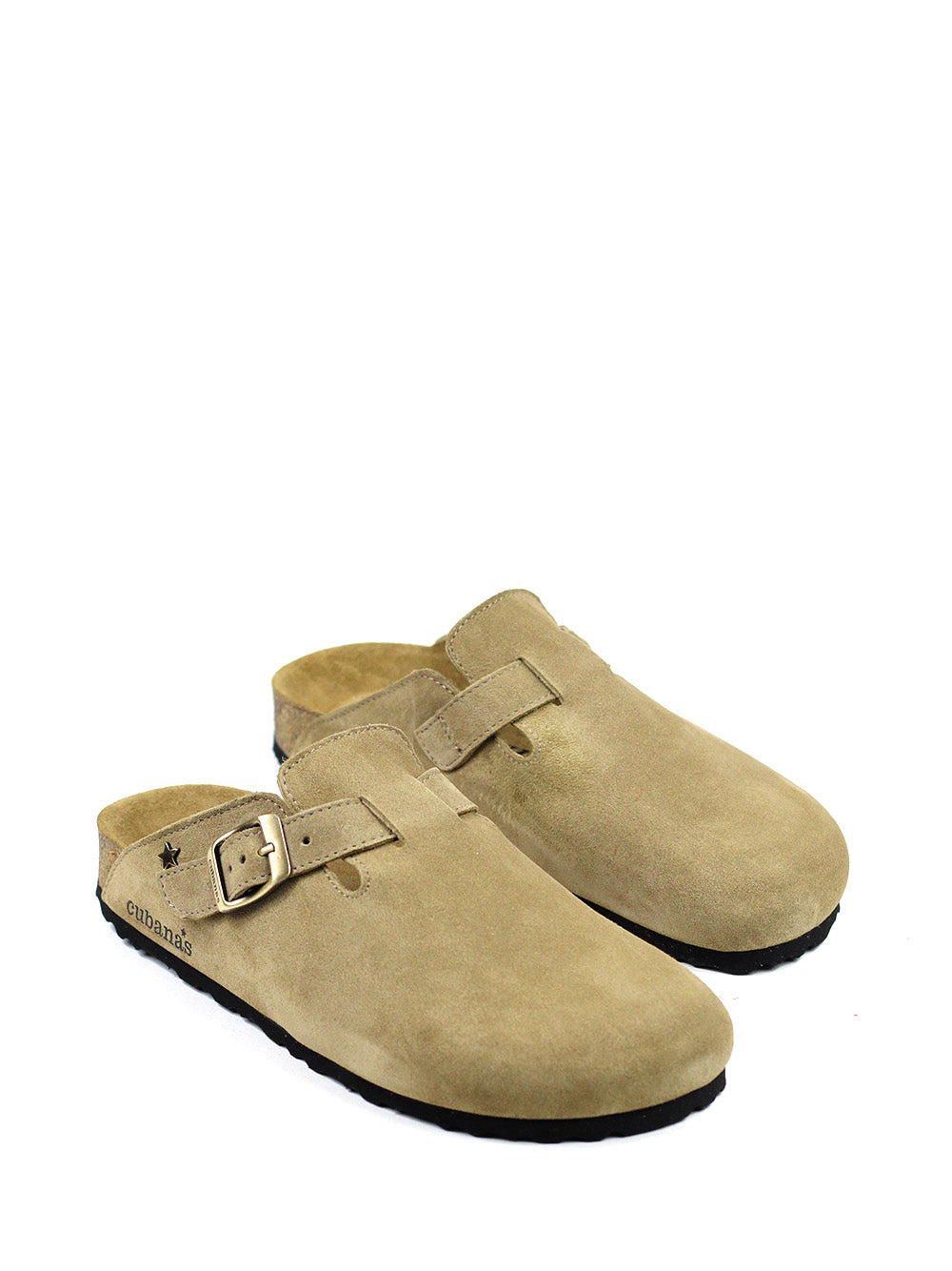 Maria Suede Sandals Beige