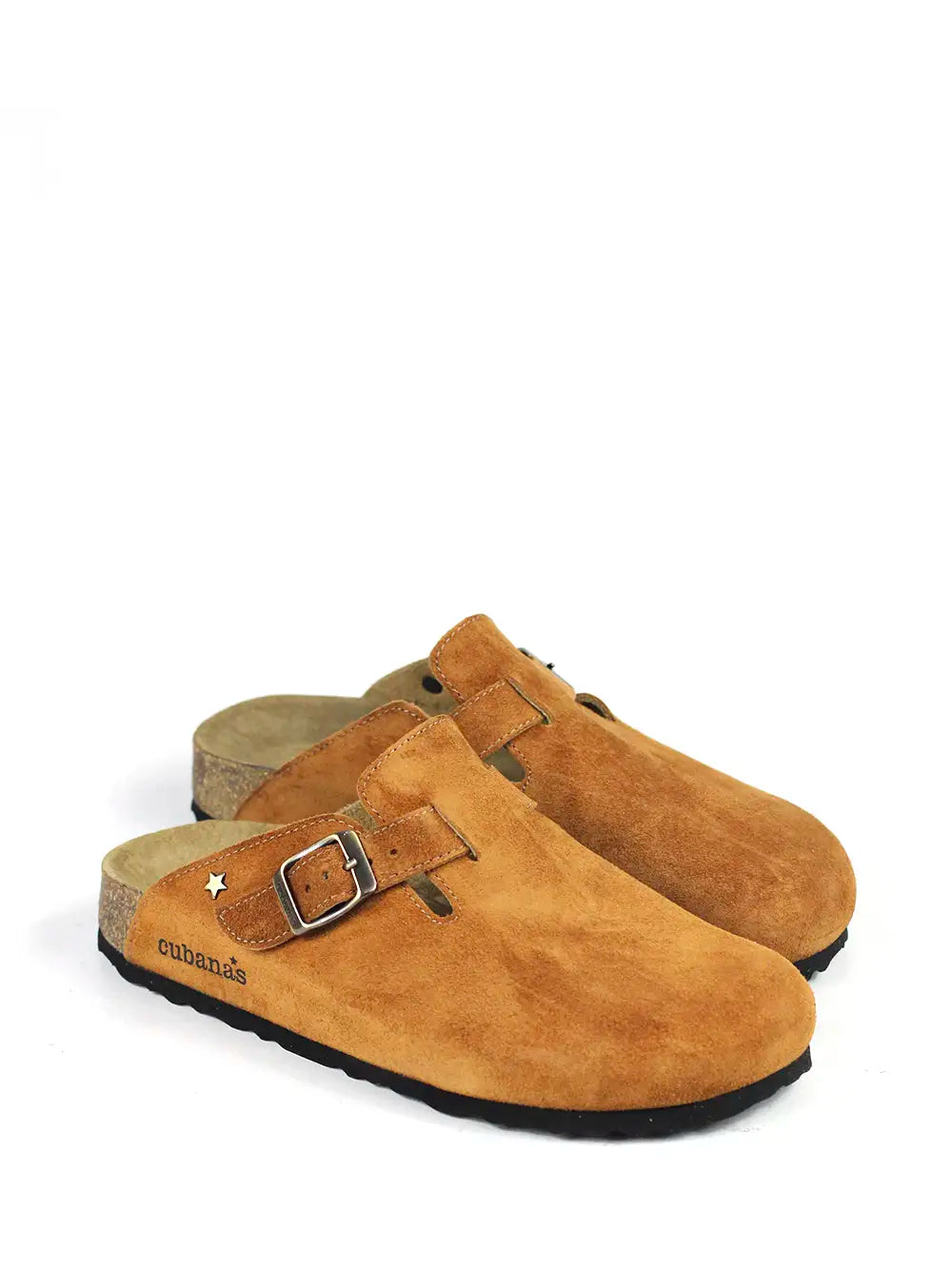 Maria Camel Suede Sandals