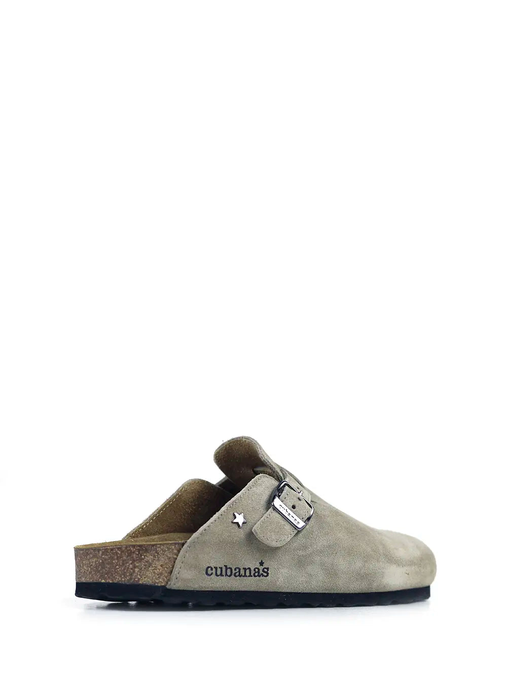 Maria Suede Sandals in Grey
