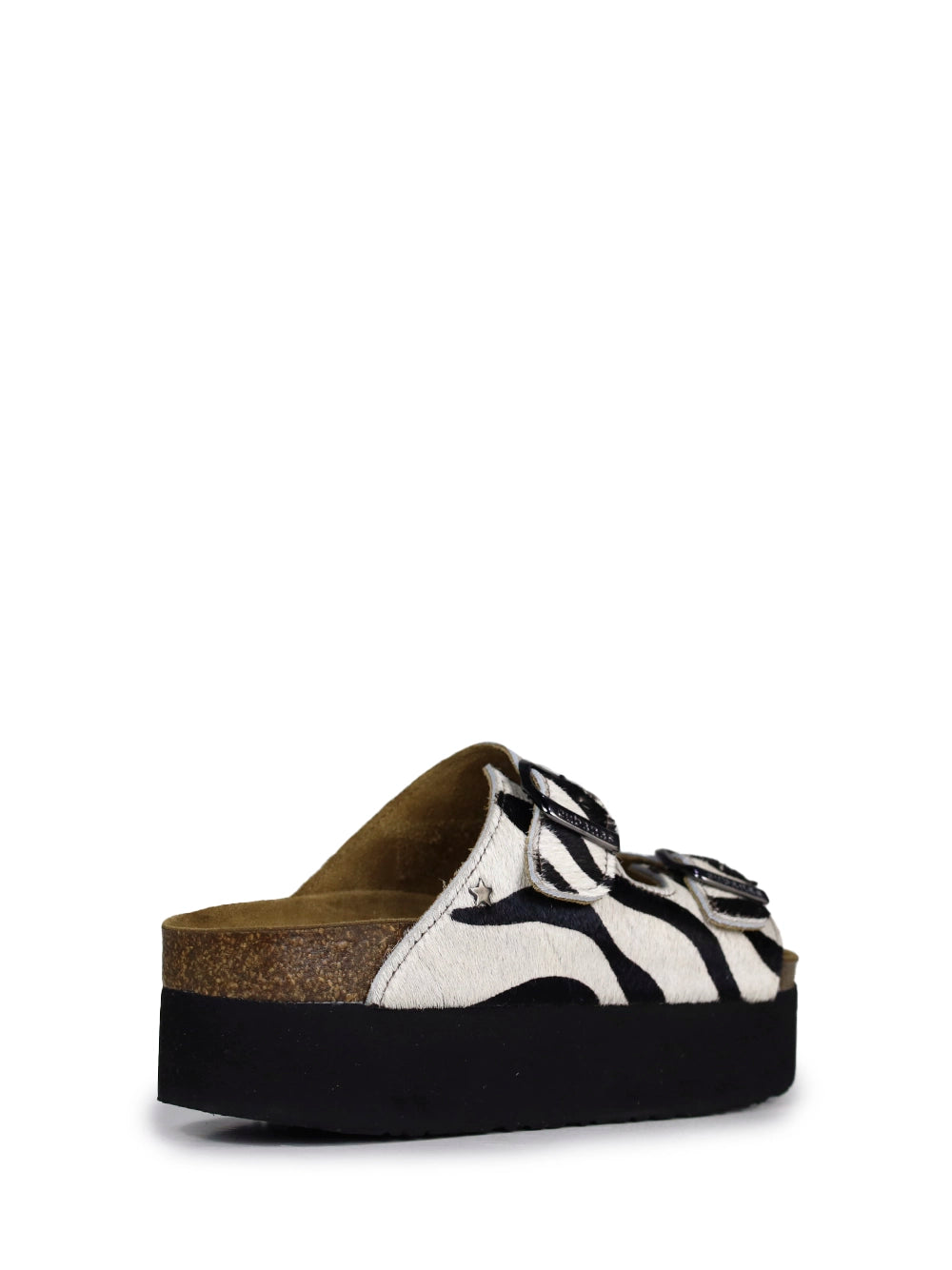 Amália Platform Zebra Animal Print Sandals
